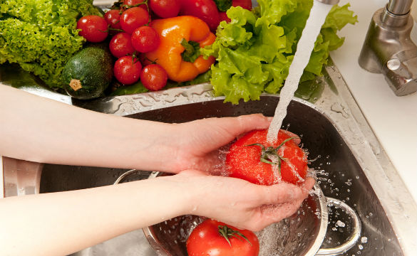 Limpieza alimentos